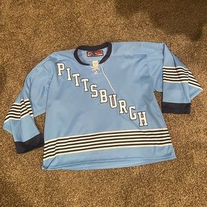 Pittsburgh penguins jersey powder blue Manday XL